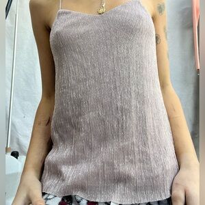 pastel Pink sparkly tank top #glamour#y2k#2000s